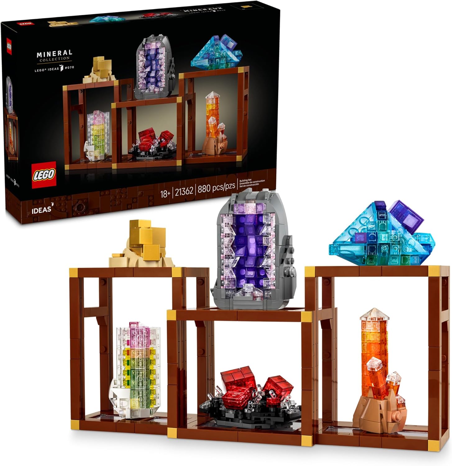 Best LEGO Sets 2026: LEGO Ideas Mineral Collection Display Set Review